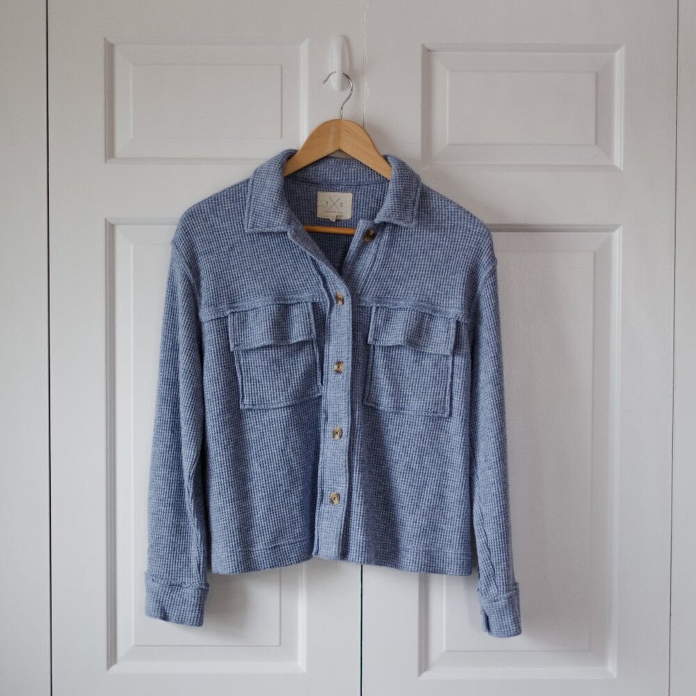 Women's Thread & Supply Cropped Button Down Sweater